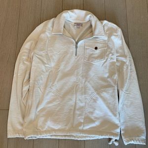 Wallace & Barnes (J Crew) Pullover Collared Maritime Sweater -Men’s Medium Cream